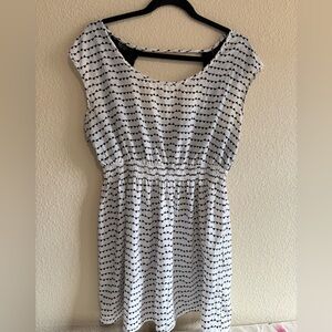 Charlotte Russe Black and White Patterned Dress